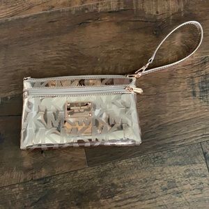Michael Kors wristlet - rose gold metallic